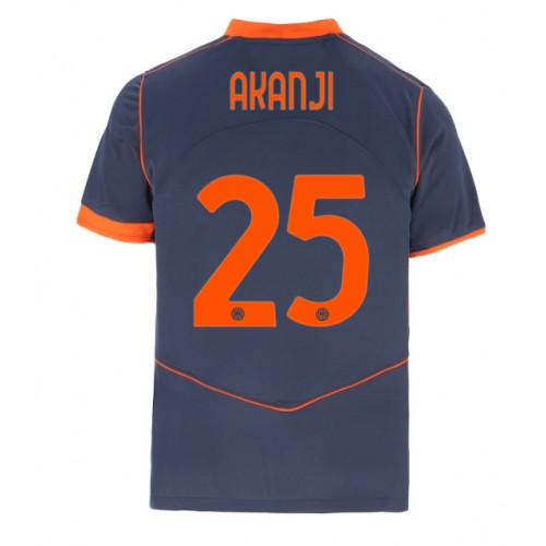 Lacne Muži Futbalové dres Inter Milan Manuel Akanji #25 2025-26 Krátky Rukáv - Tretina Lacne Muži Futbalové dres Inter Milan Manuel Akanji #25 2025-26 Krátky Rukáv - Tretina